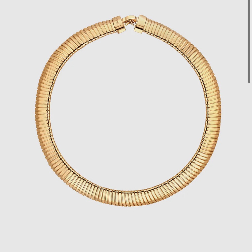 NEW NIB ANINE BING Gold Coil Chain Necklace